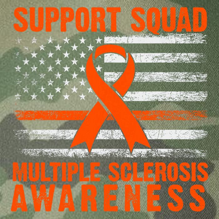 Ms Support Squad Multiple Sclerosis Awareness Legacy Tie Dye Trucker Hat