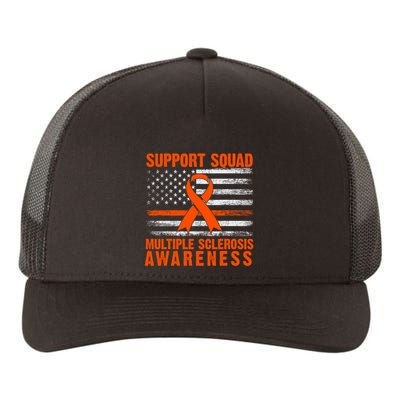 Ms Support Squad Multiple Sclerosis Awareness Yupoong Adult 5-Panel Trucker Hat