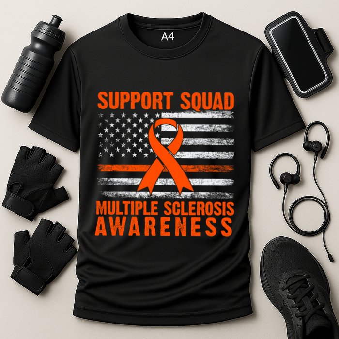 Ms Support Squad Multiple Sclerosis Awareness Performance Shirt