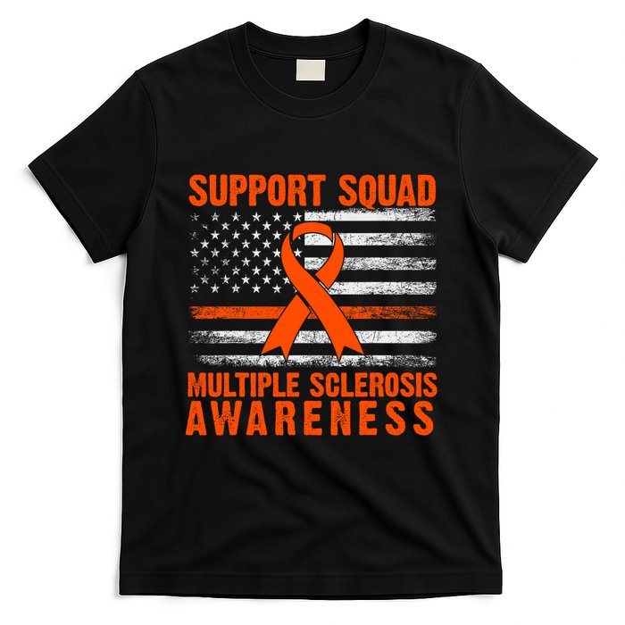 Ms Support Squad Multiple Sclerosis Awareness T-Shirt