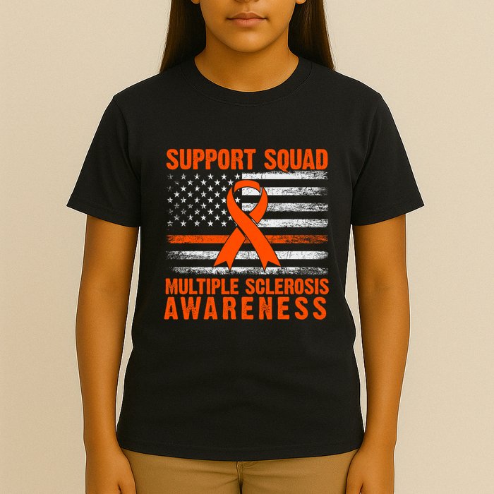Ms Support Squad Multiple Sclerosis Awareness T-Shirt