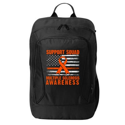 Ms Support Squad Multiple Sclerosis Awareness City Backpack