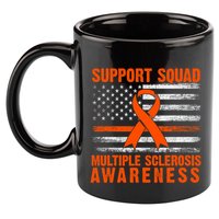 Ms Support Squad Multiple Sclerosis Awareness 11oz C Handle Ceramic Mug