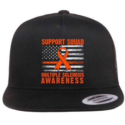 Ms Support Squad Multiple Sclerosis Awareness Flatbill Hat