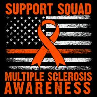Ms Support Squad Multiple Sclerosis Awareness 16 in Basic Backpack