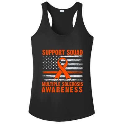 Ms Support Squad Multiple Sclerosis Awareness Ladies PosiCharge Competitor Racerback Tank