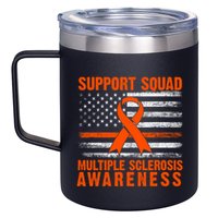 Ms Support Squad Multiple Sclerosis Awareness 12oz Stainless Steel Coffee Mug