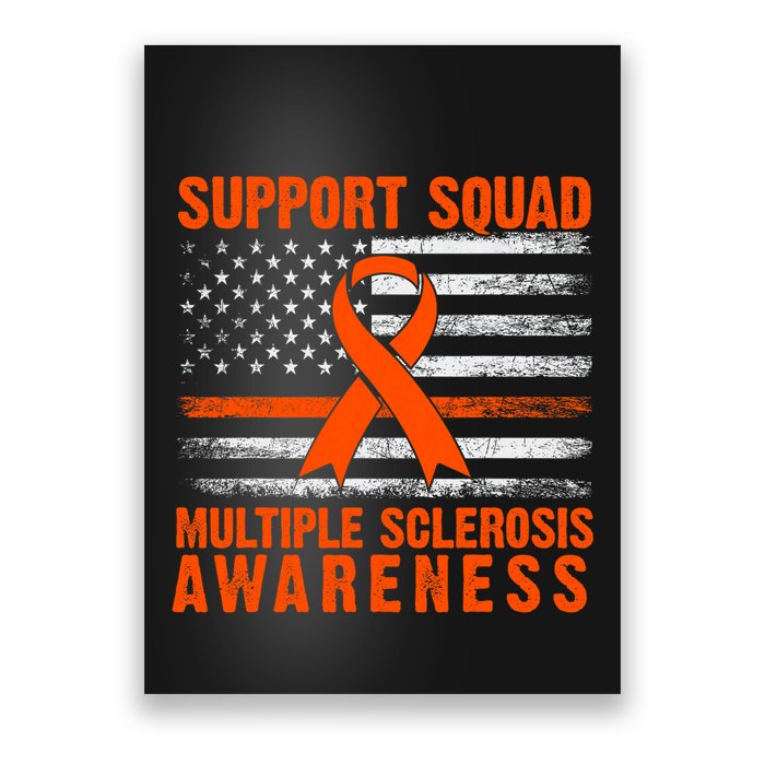 Ms Support Squad Multiple Sclerosis Awareness Poster