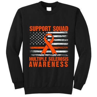Ms Support Squad Multiple Sclerosis Awareness Tall Sweatshirt