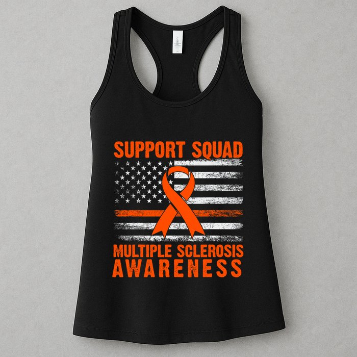 Ms Support Squad Multiple Sclerosis Awareness Womens Tank Top