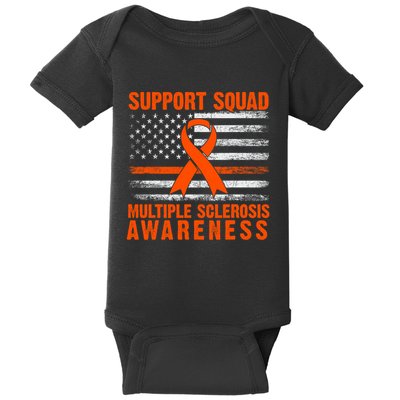 Ms Support Squad Multiple Sclerosis Awareness Baby Bodysuit