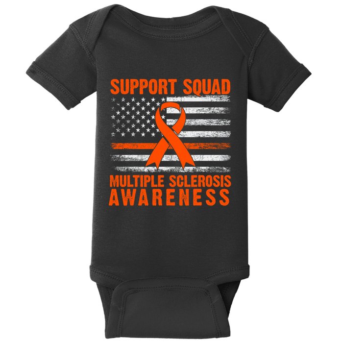 Ms Support Squad Multiple Sclerosis Awareness Baby Bodysuit