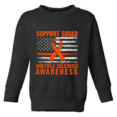 Ms Support Squad Multiple Sclerosis Awareness Toddler Sweatshirt