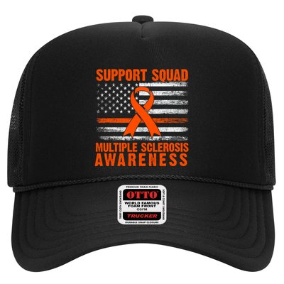 Ms Support Squad Multiple Sclerosis Awareness Trucker Hat