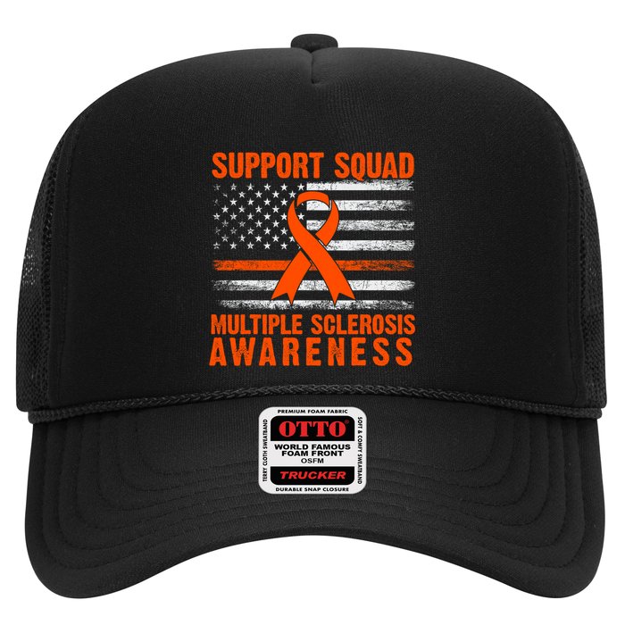 Ms Support Squad Multiple Sclerosis Awareness Trucker Hat