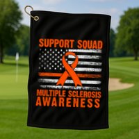 Ms Support Squad Multiple Sclerosis Awareness Golf Towel