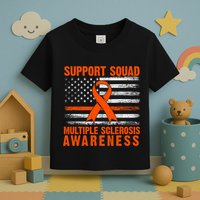 Ms Support Squad Multiple Sclerosis Awareness Toddler T-Shirt