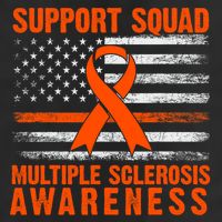 Ms Support Squad Multiple Sclerosis Awareness Microfiber Hand Towel