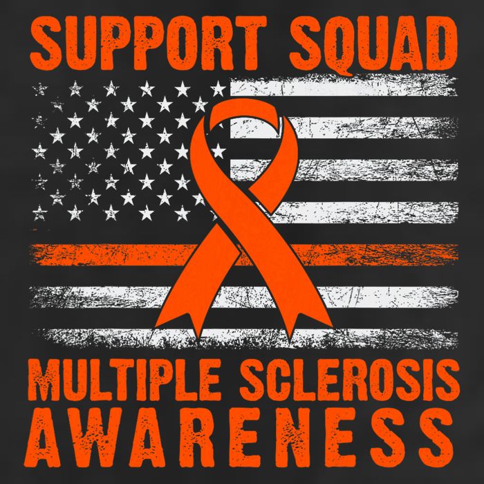 Ms Support Squad Multiple Sclerosis Awareness Microfiber Hand Towel