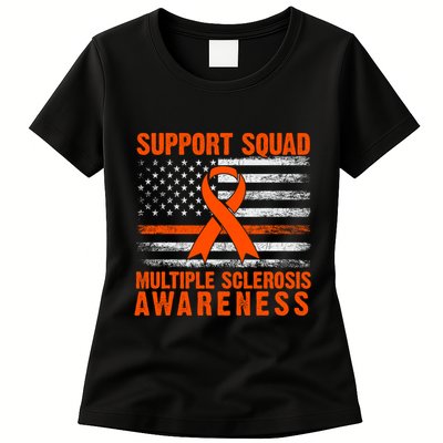 Ms Support Squad Multiple Sclerosis Awareness Womens T-Shirt