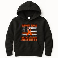 Ms Support Squad Multiple Sclerosis Awareness Kids Hoodie