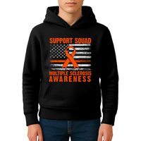 Ms Support Squad Multiple Sclerosis Awareness Kids Hoodie