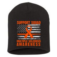 Ms Support Squad Multiple Sclerosis Awareness Short Acrylic Beanie