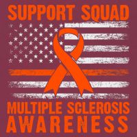 Ms Support Squad Multiple Sclerosis Awareness 16oz Travel Tumbler