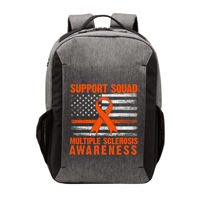 Ms Support Squad Multiple Sclerosis Awareness Vector Backpack