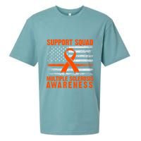 Ms Support Squad Multiple Sclerosis Awareness Sueded Cloud Jersey T-Shirt