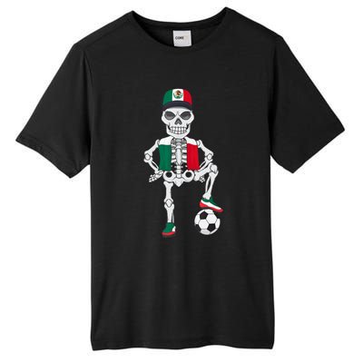 Mexico Soccer Skeleton Fan Team Tall Fusion ChromaSoft Performance T-Shirt