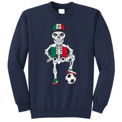 Mexico Soccer Skeleton Fan Team Sweatshirt