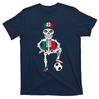 Mexico Soccer Skeleton Fan Team T-Shirt