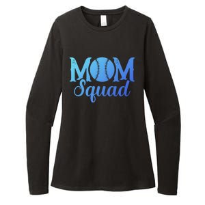 Mom Squad Sports Player Athletic Mothers Day Baseball Gift Womens CVC Long Sleeve Shirt