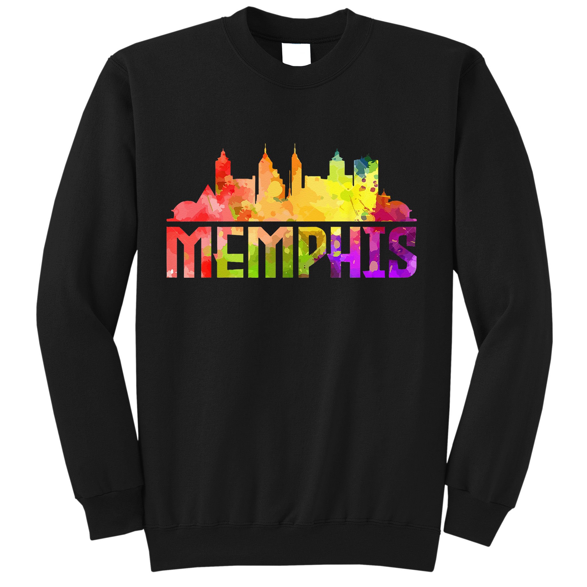 Memphis Skyline Tennessee Souvenir Gift Sweatshirt