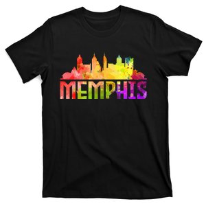 Memphis Skyline Tennessee Souvenir Gift T-Shirt