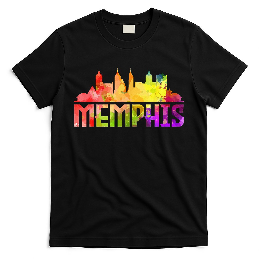 Memphis Skyline Tennessee Souvenir Gift T-Shirt