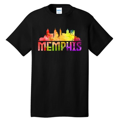 Memphis Skyline Tennessee Souvenir Gift Tall T-Shirt