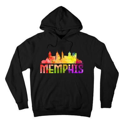 Memphis Skyline Tennessee Souvenir Gift Tall Hoodie