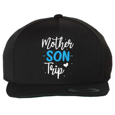 Mother Son Trip Summer Family Vacation Trip Cruise Beach Wool Snapback Cap