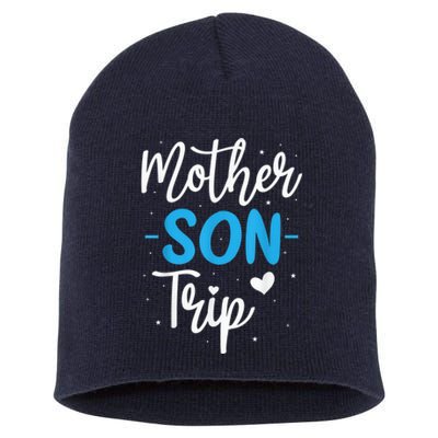 Mother Son Trip Summer Family Vacation Trip Cruise Beach Short Acrylic Beanie