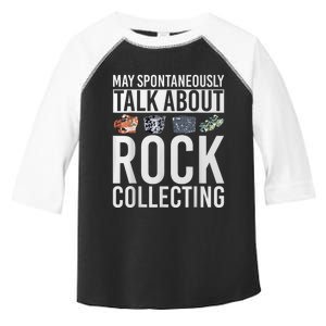 May Spontaneously Talk About Rock Collecting Geology Toddler Fine Jersey T-Shirt