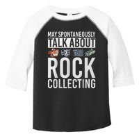 May Spontaneously Talk About Rock Collecting Geology Toddler Fine Jersey T-Shirt