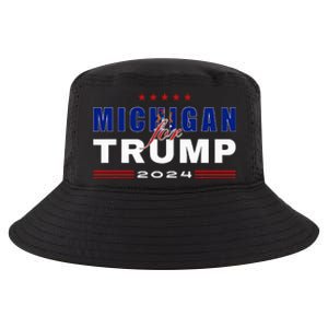 Michigan Supports Trump In 2024 Presidential Election Maga Cool Comfort Performance Bucket Hat