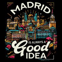 Madrid Spain Travel Vacation Europe I Love Madrid Drawstring Bag