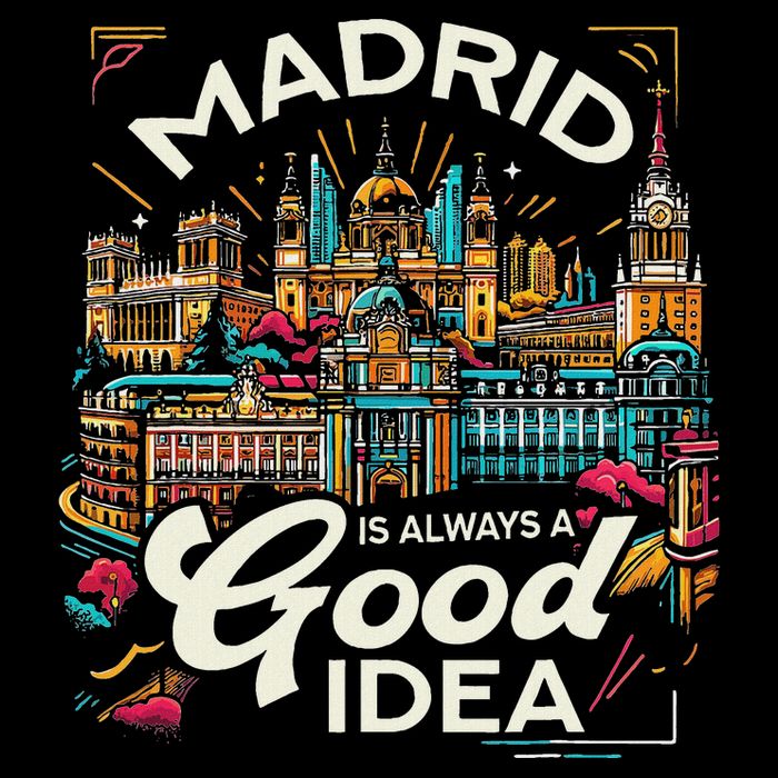 Madrid Spain Travel Vacation Europe I Love Madrid Drawstring Bag