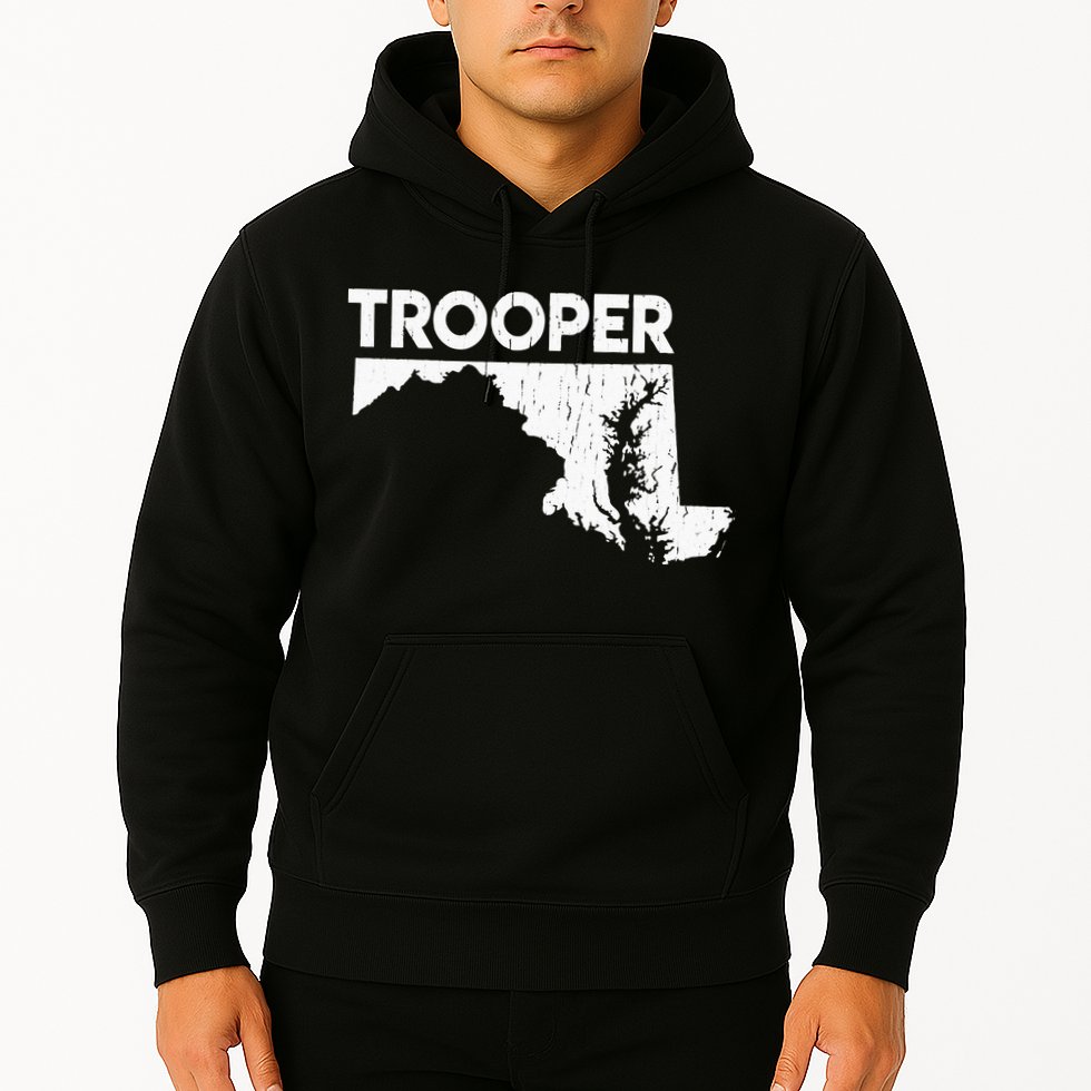 Maryland State Trooper State Police Hoodie