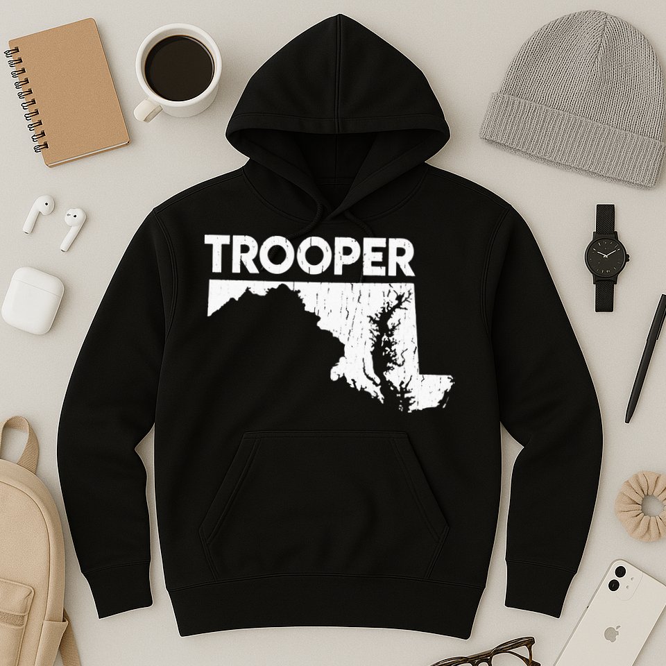 Maryland State Trooper State Police Hoodie