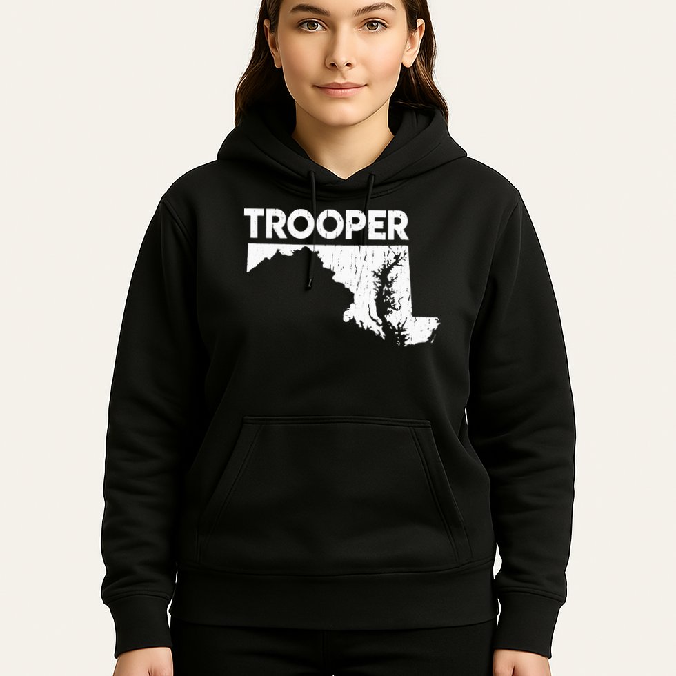 Maryland State Trooper State Police Hoodie