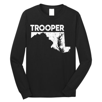 Maryland State Trooper State Police Long Sleeve Shirt